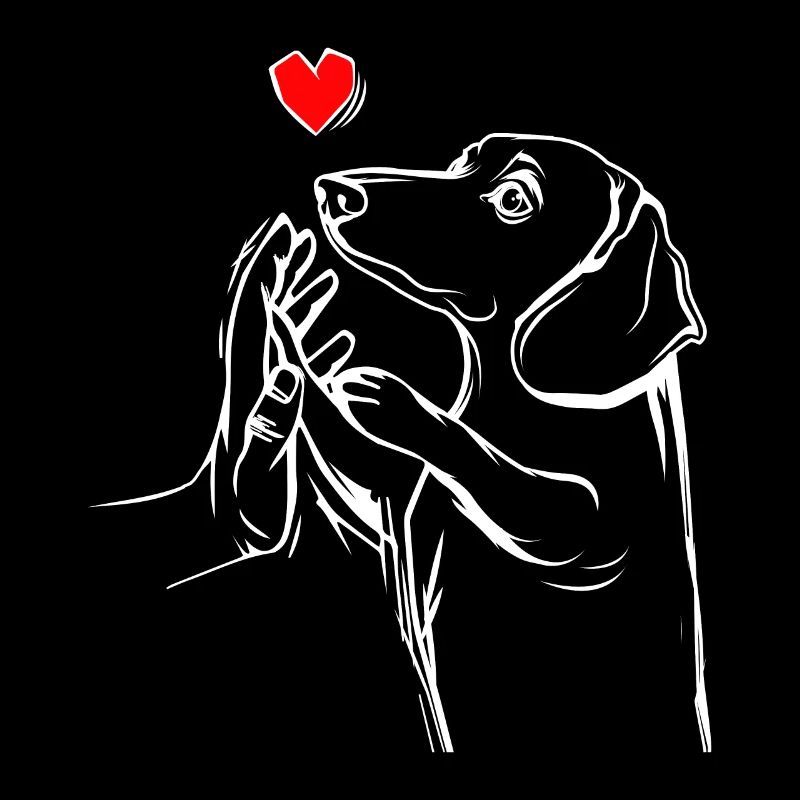 Idée cadeau propriétaire de chien d'amour de teckel