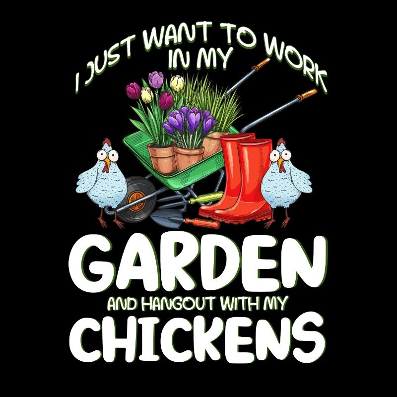 Hühner Garten Hühnerstall Ei Gartenarbeit Geschenk
