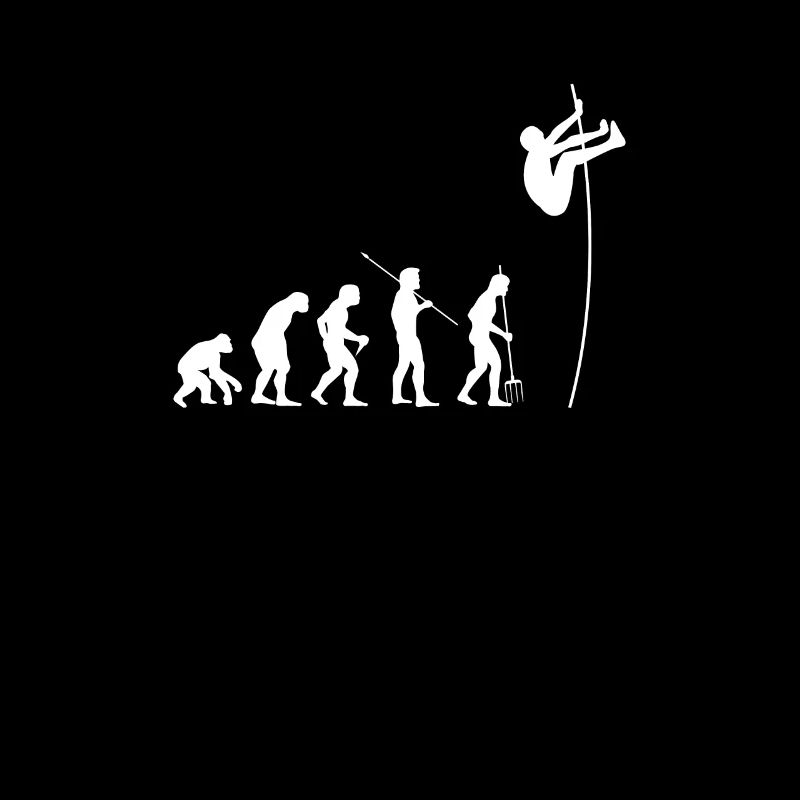 Evolution Stabhochsprung T-Shirt Geschenk
