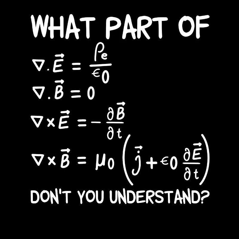 Welchen Teil von Maxwell Gleichungen Geschenk