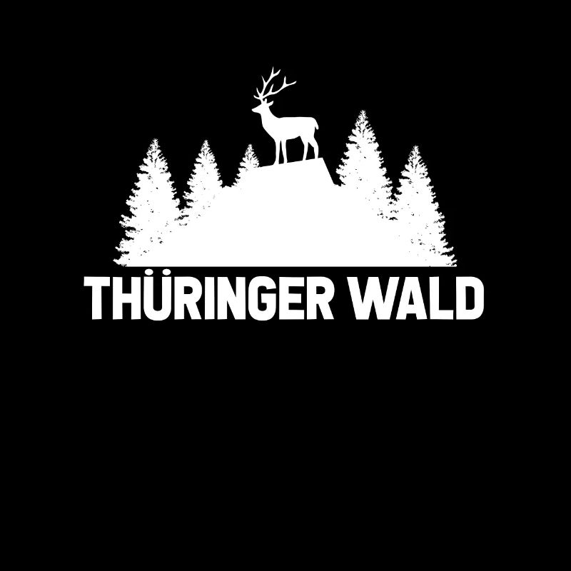 Thüringer Wald Hirsch Wald Geschenk