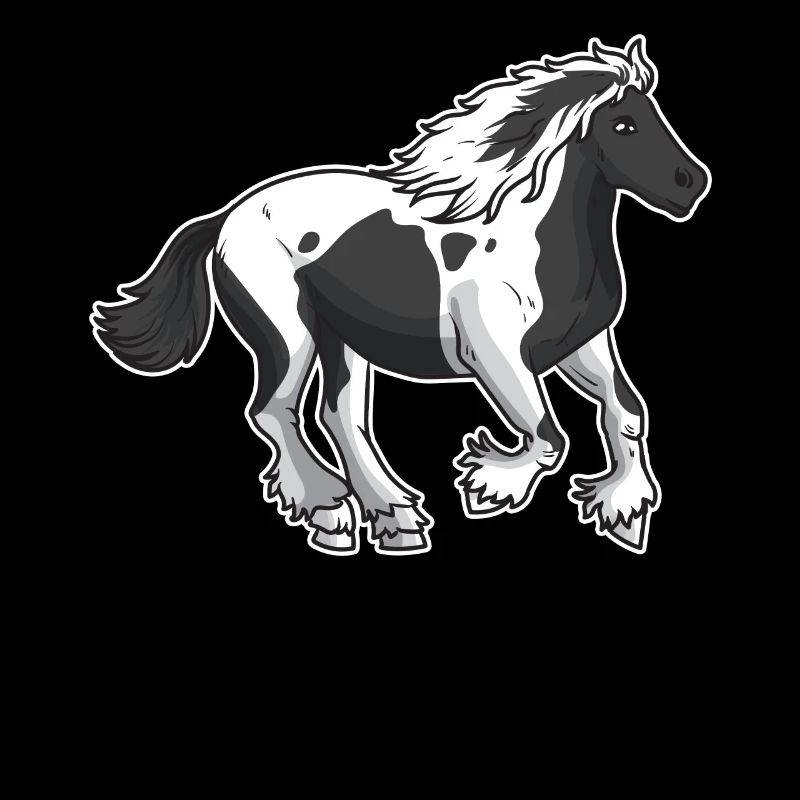 Irish Cob Pferd Geschenkidee