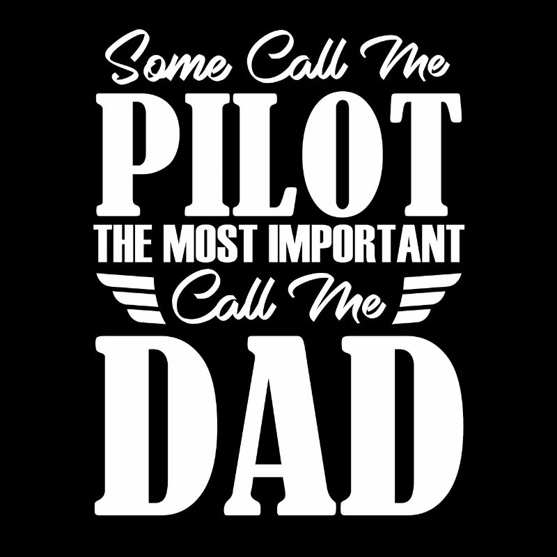 Pilot Dad Father Plane Glider Copilot