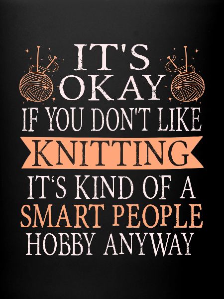 Knitting funny