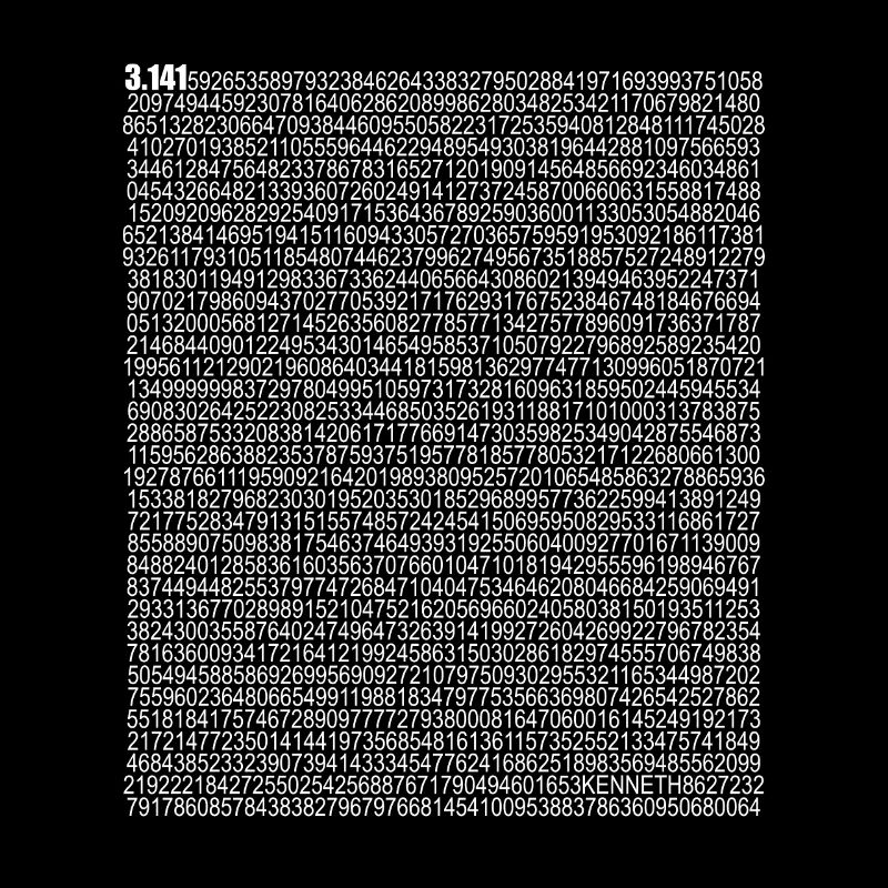 Maths drôle Maths Geek Pi Maxwell