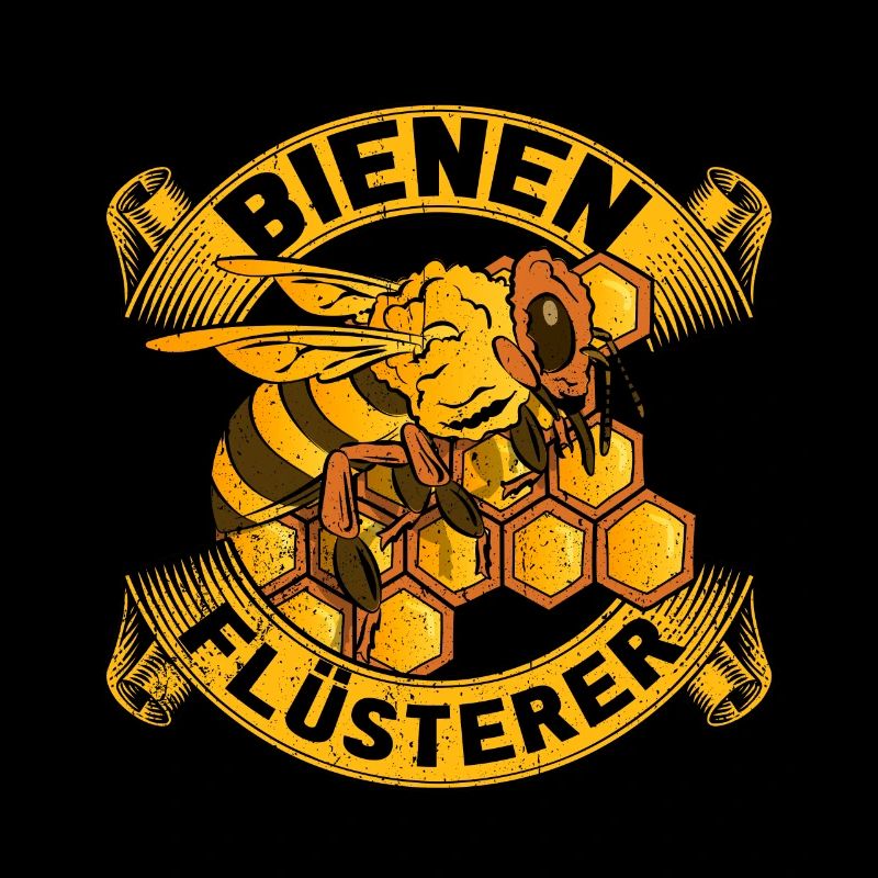 Biene Imker Flüsterer Hummel Honig Geschenk Wabe