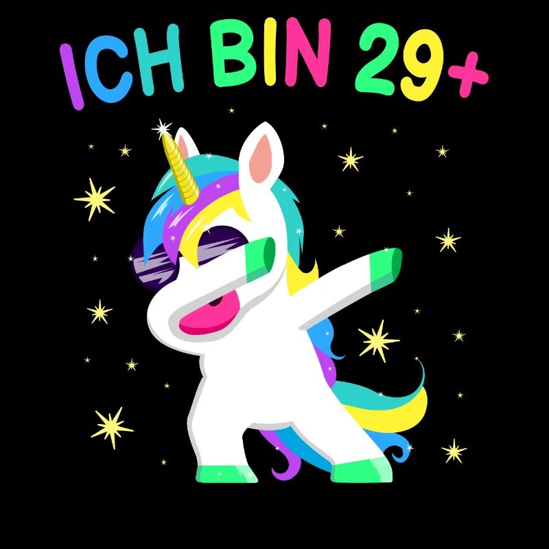 Ich bin 29 Plus 30. Geburtstag Einhorn Geschenk