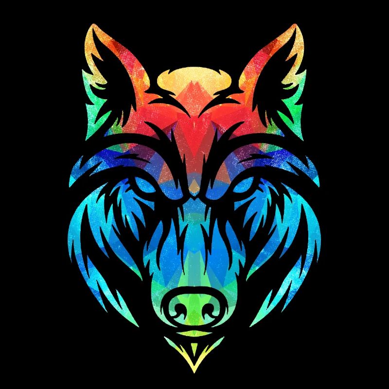 Bunter Wolf