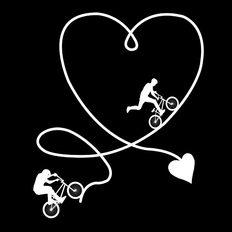 BMX vélo coeur