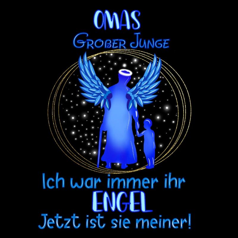 Omas Junge, Gedenken Engel Erinnerung Geschenk