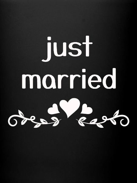 just married