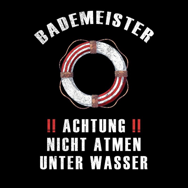 Bademeister, lustige Sprüche,Rettungsring Geschenk