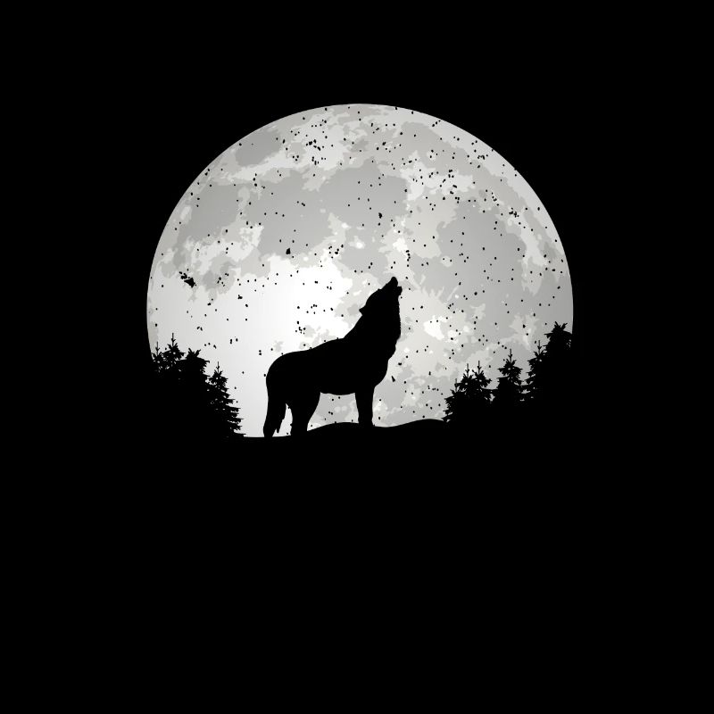 Wolf Conservation Predators Nature Full Moon Forest