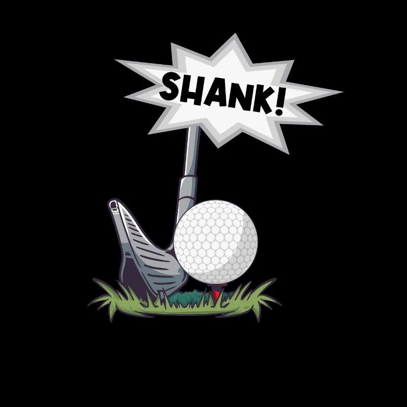 Coup de golf Shank pour un golfeur