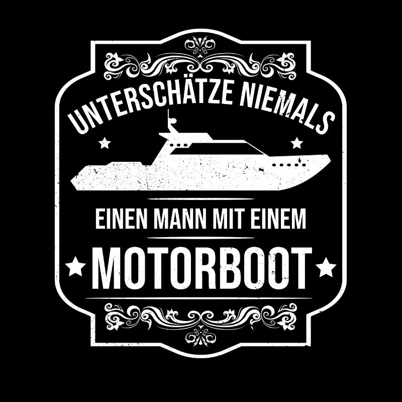 Bootsbesitzer Motorboot Bootsfahrer Bootsfahrt