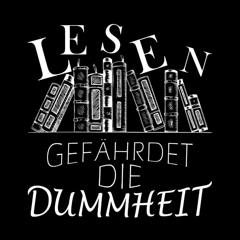 Lesen gefährdet die Dummheit Buch Bücher Geschenk