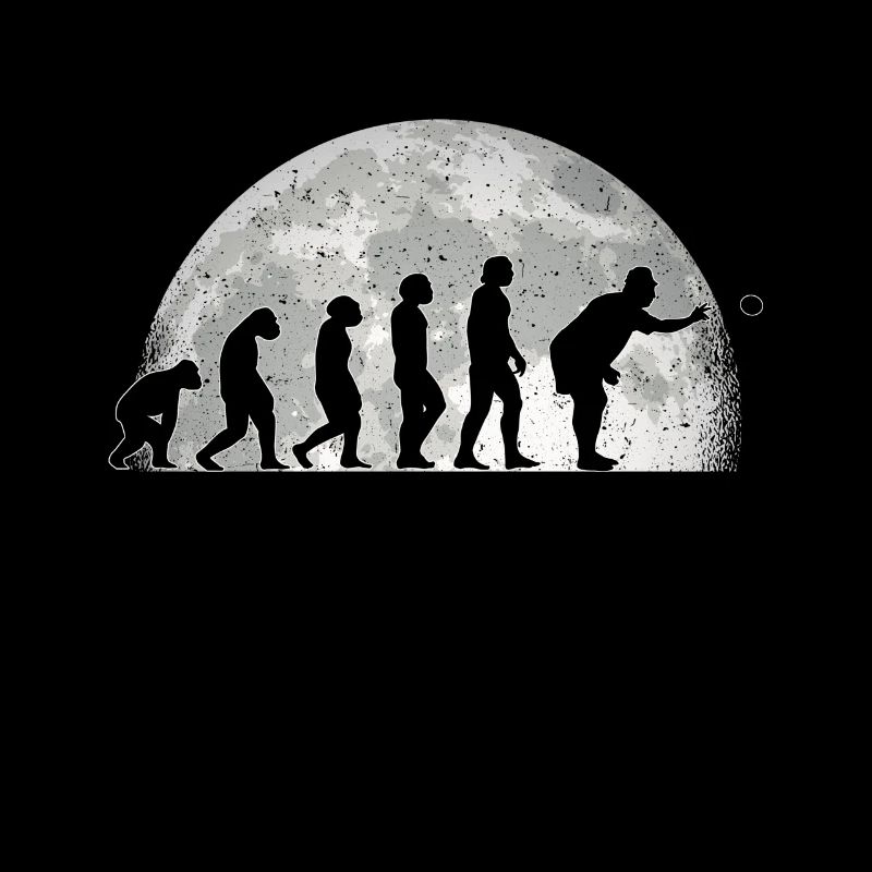 Boccia Evolution Mond Bocciaspieler Boule