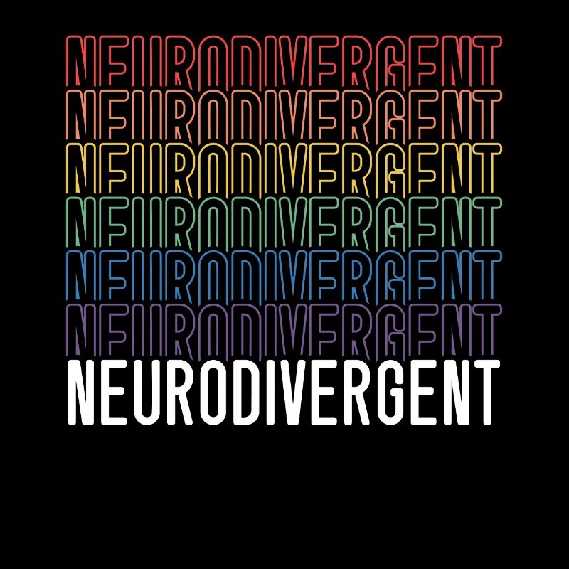 Neurodiversität Neurodiversity Regenbogen ADHS