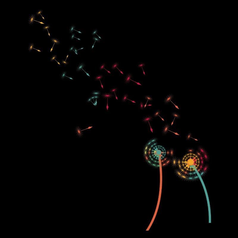 Pusteblume à l’herbe