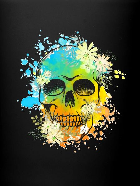 Skull Fleurs
