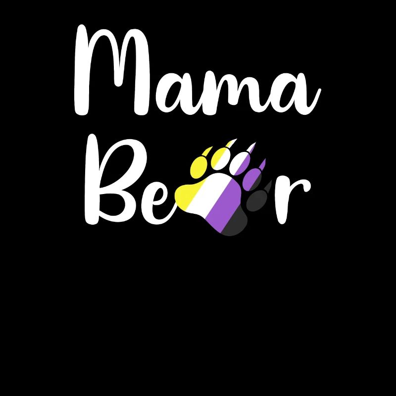 Non-Binary Mama Bear LGBTQ Mom Non-Binary Enby