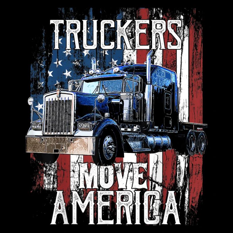 Drapeau camion américain