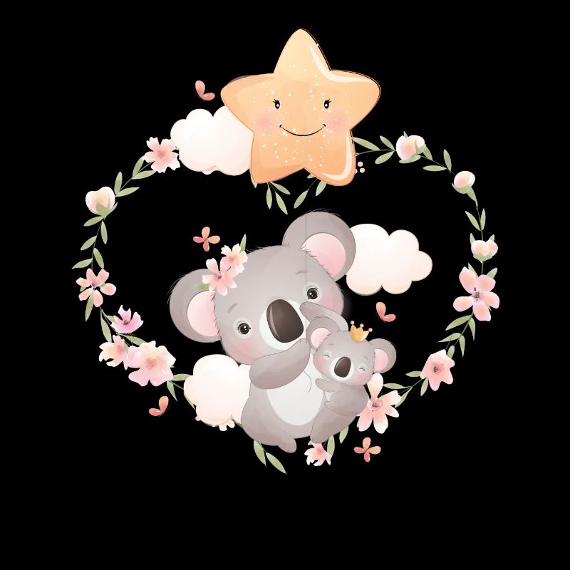 Doux koala bébé avec Koalamama