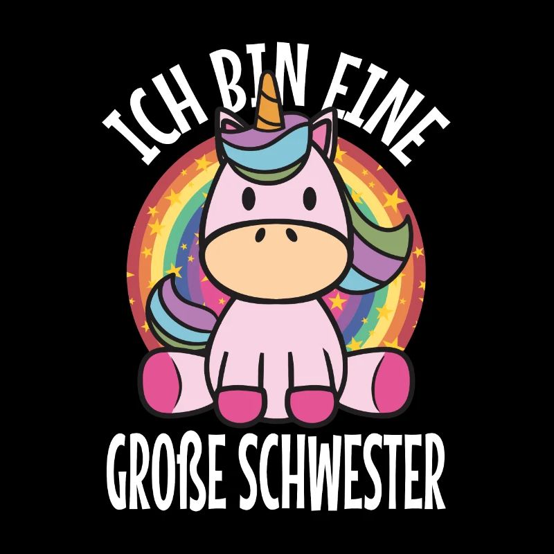 Geschwister Einhorn Ich bin eine große Schwester