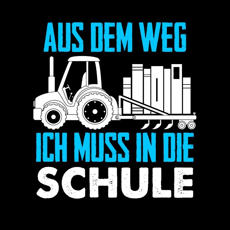 Kinder Einschulung Trecker Jungen Schulkind 2021