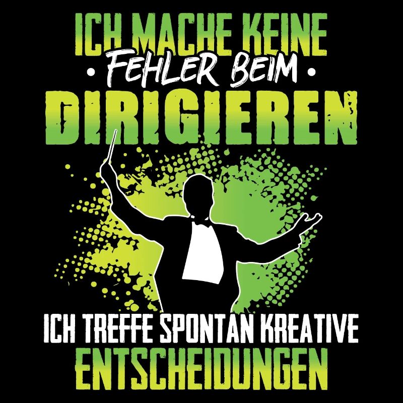 Keine Fehler beim dirigieren Dirigent Chorleiter