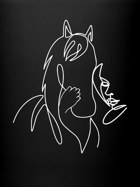 Cheval Lineart