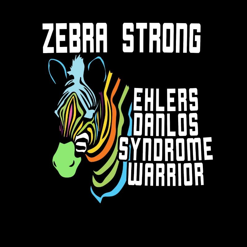 Ehlers-Danlos-Syndrom-Bewusstsein Zebra Starker
