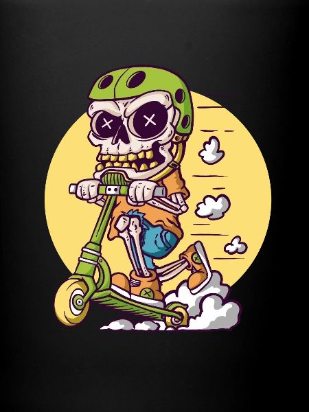 Skull Tretroller