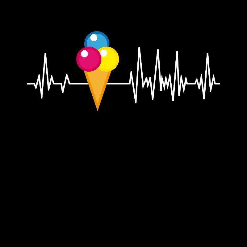 Eiswaffel Herzschlag Eis Eiscreme Eisdiele