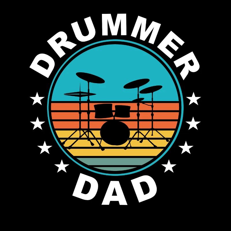 Drummer Gift Drums Dad Drummer Dad