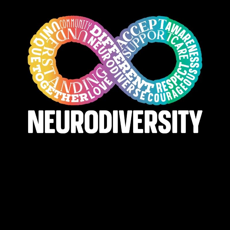 Neurodiversity Neurodivergent Rainbow Infinity