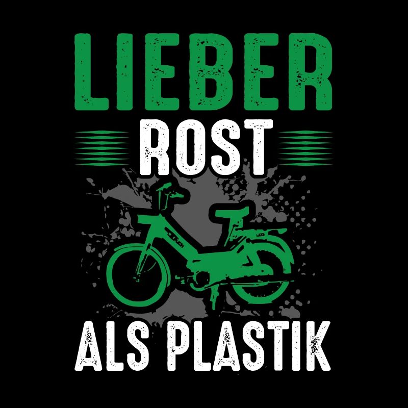 Lieber Rost als Plastik Zweitakter Roller Mofa