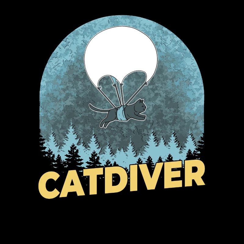 Catdiver - Funny Skydiving Cat