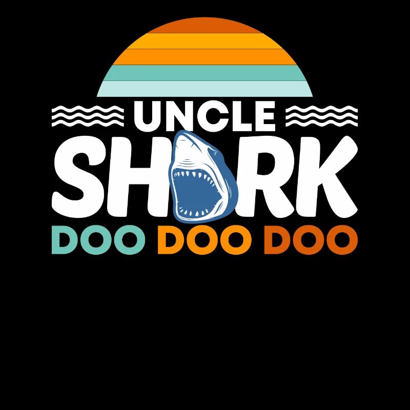 Onkel Hai Bester Onkel Uncle Shark Haie