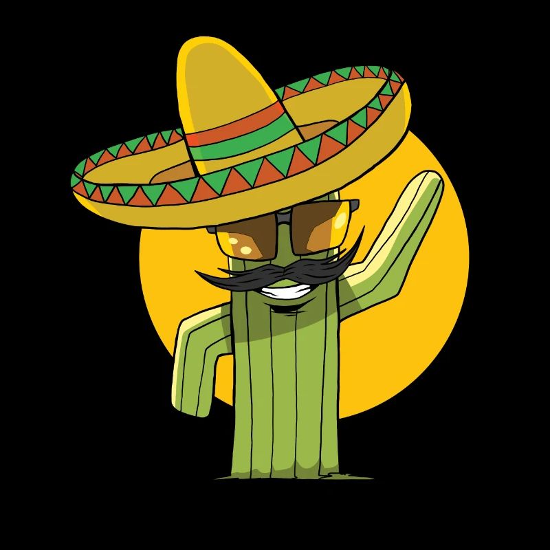 cactus. Mexico. sombrero.
