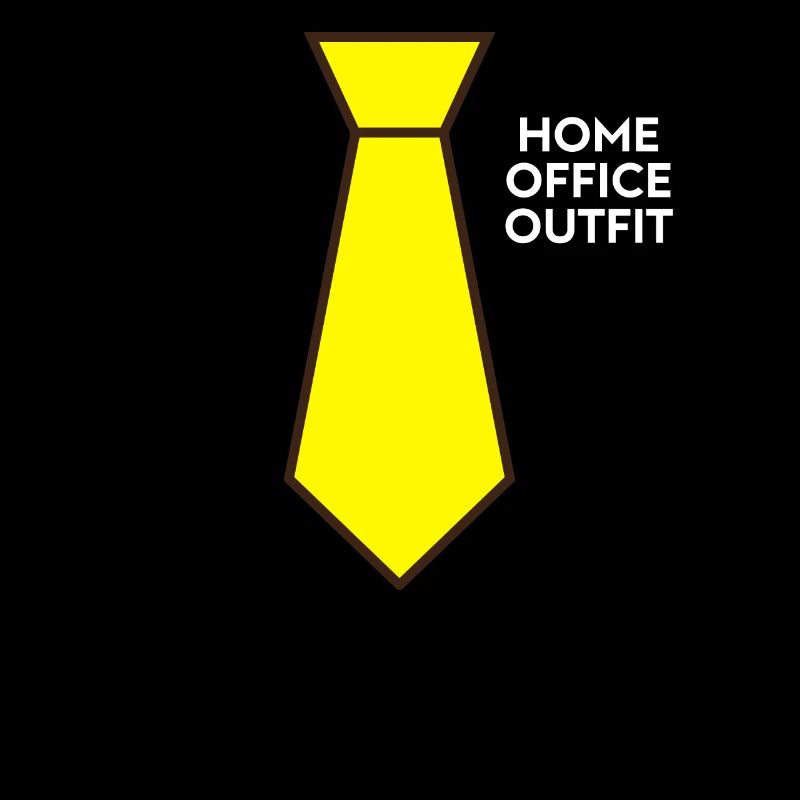 Drôle de Home Office Accessoires Cravate jaune