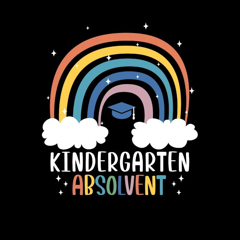 Kindergartenabsolvent Regenbogen