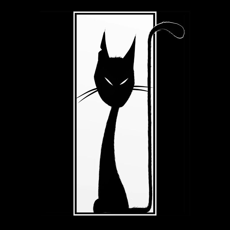 Chat noir, chat noir, drôle, flippant