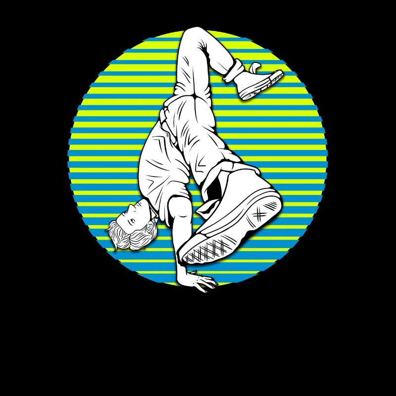 Breakdance Breakdancer Cadeau de silhouette