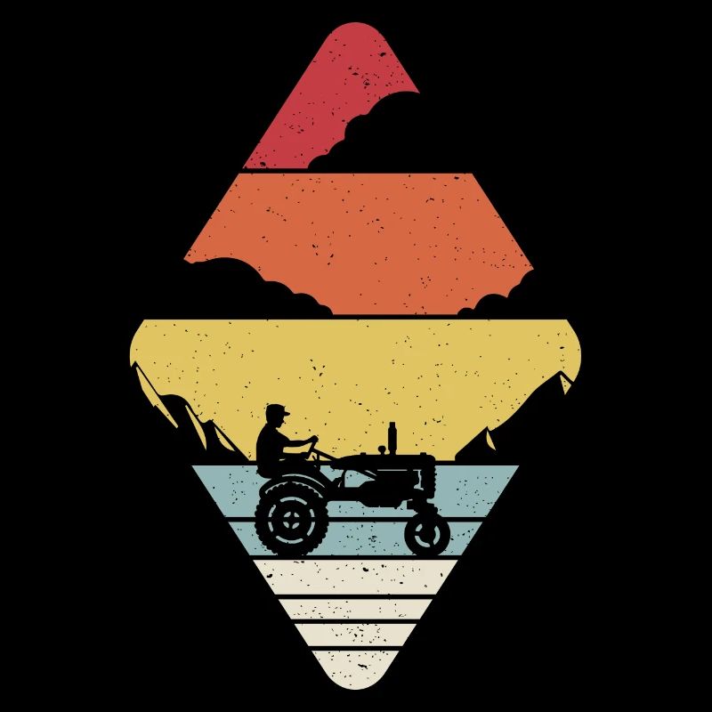 Retro Oldtimer Traktor Vintage