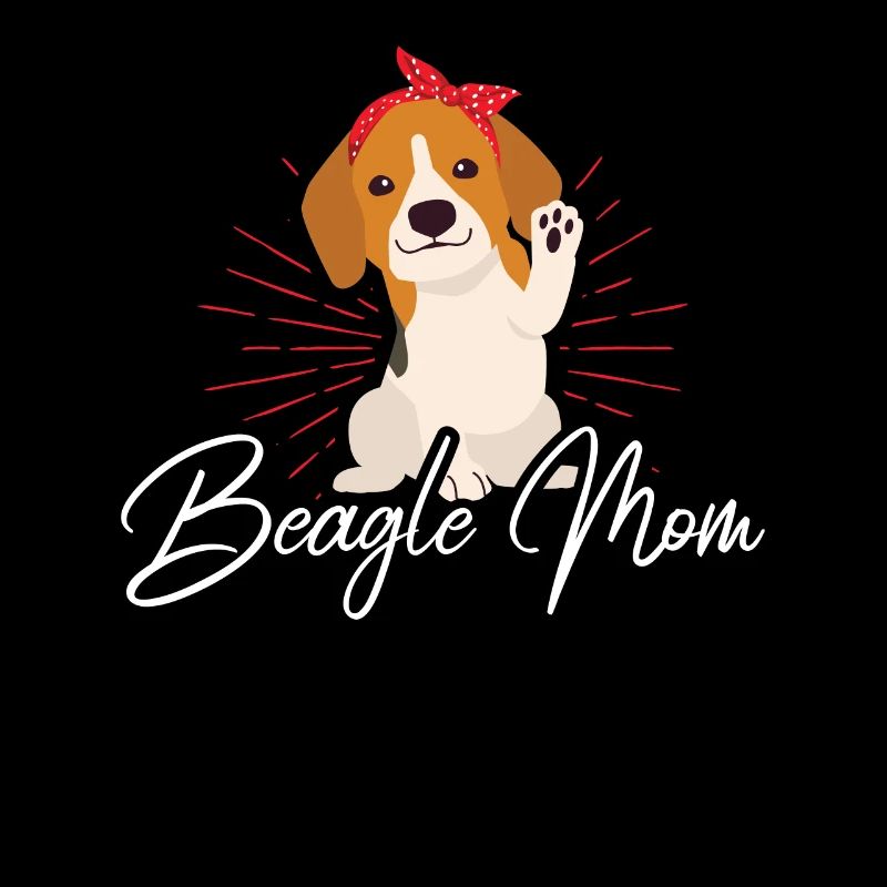 Beagle Mom Maîtresse propriétaire de chien cadeau
