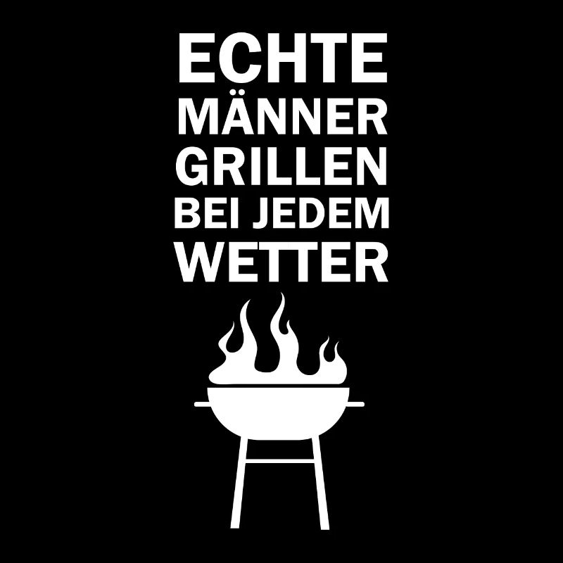 Echte Männer Grillmeister Grill Grillen Geschenk