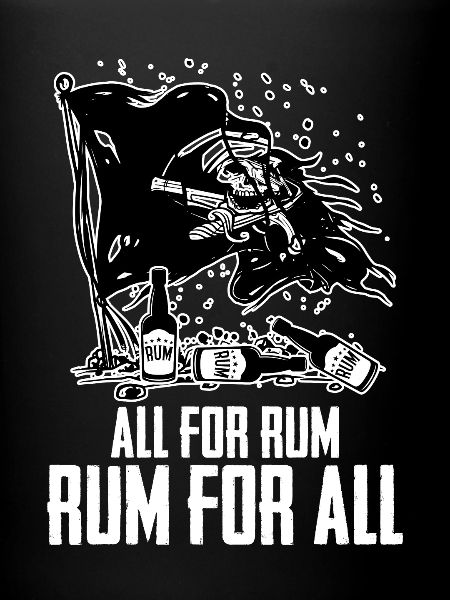 Rum pirate flag