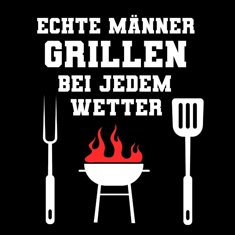 Echte Männer Grillmeister Grill Grillen Geschenk