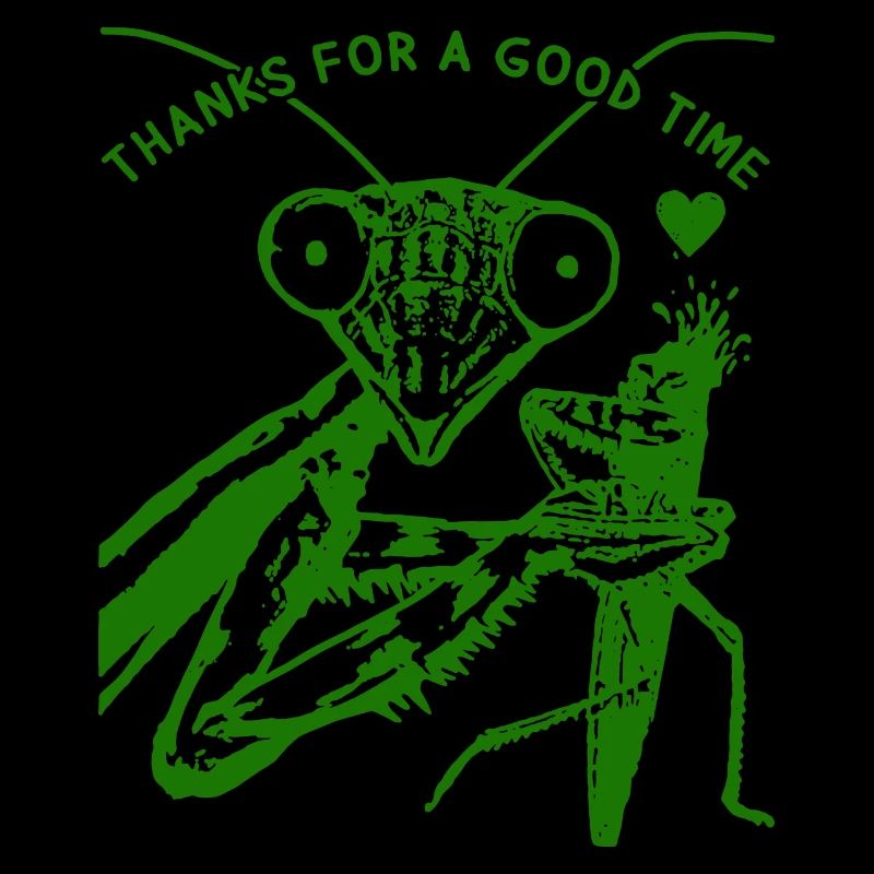Praying Mantis Funny Sarcastic Eater Cute Insect